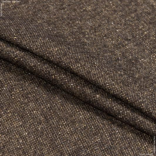 Ткани для брюк - Костюмная ez fashion твид коричневый