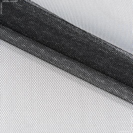 Тканини гардинні тканини - Тюль сітка ГРЕК / чорний