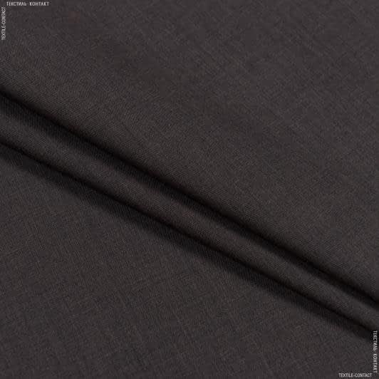 Тканини для суконь - Сорочкова меланж темно-коричневий