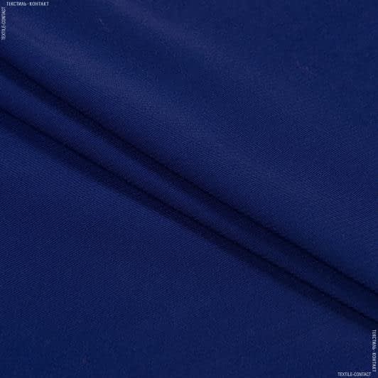 Тканини для костюмів - Платтяний жоржет фас синій