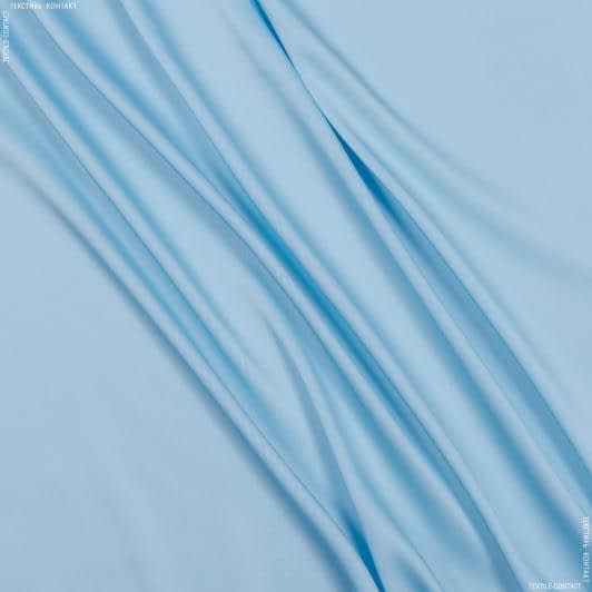 Тканини для суконь - Шовк стрейч матовий світло-блакитний