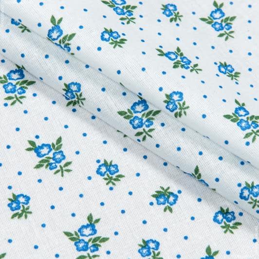 Тканини для сорочок і піжам - Ситець 67-ТКЧ блакитний