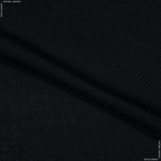 Тканини для костюмів - Костюмна марльовка чорний