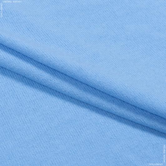 Ткани для костюмов - Трикотаж ангора голубой