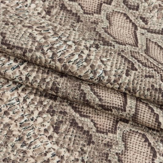 Тканини портьєрні тканини - Декоративна тканина кобра т.беж