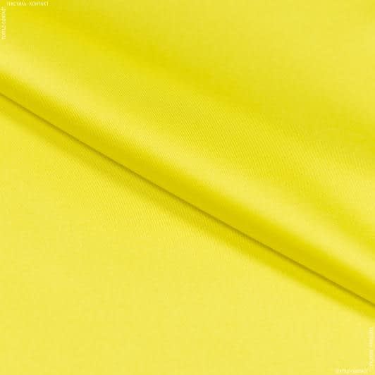 Ткани для платьев - Шелк искусственный стрейч лимонный
