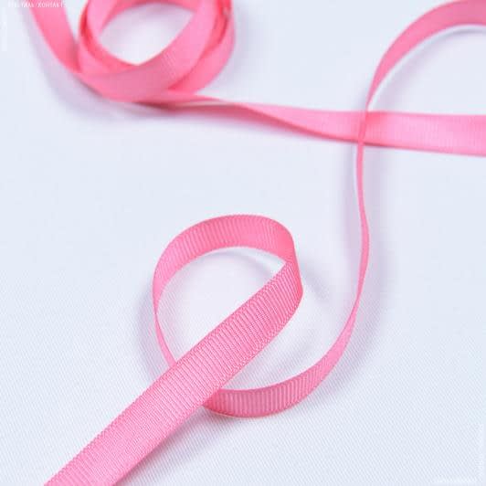 Тканини фурнітура для декора - Репсова стрічка ГРОГРЕН / GROGREN рожевий 10 мм (20м)