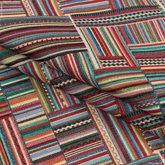 Ткани для декоративных подушек - Декор-гобелен  абстракция апасол/apasol мультиколор