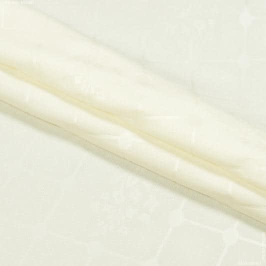 Тканини для матраців - Мікрофібра  PAPYRUS ромби молочний