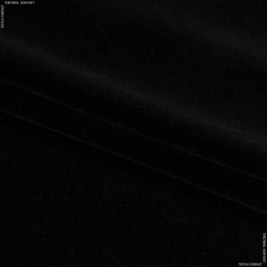 Ткани для мебели - Велюр лутон/luton  черный сток