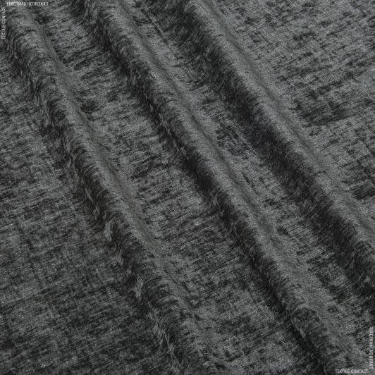 Ткани портьерные ткани - Шенилл  анжел/angel черный 