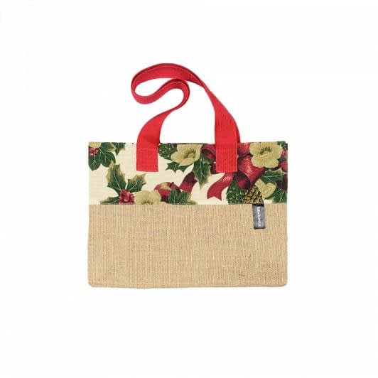 Тканини сумка шопер - Сумка ТаKа Sumka для подарунків джутова 25х35х12 (ручка 56 см)