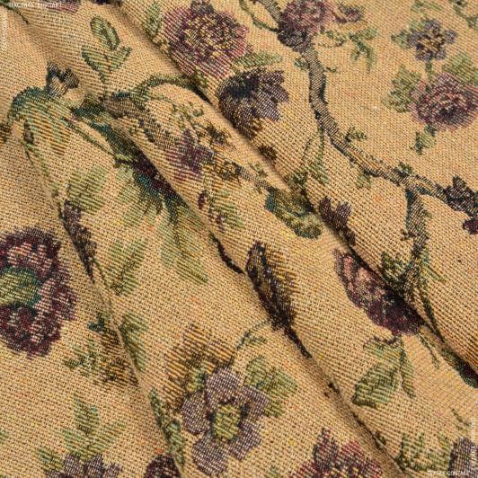 Тканини для декоративних подушок - Гобелен шипшина