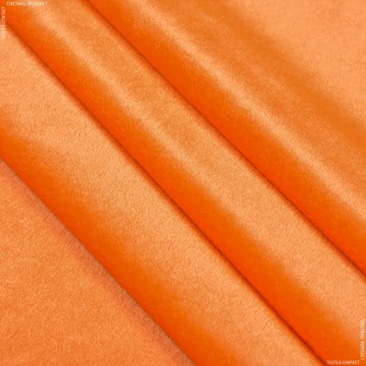 Ткани для мягких игрушек - Велюр оранжевый