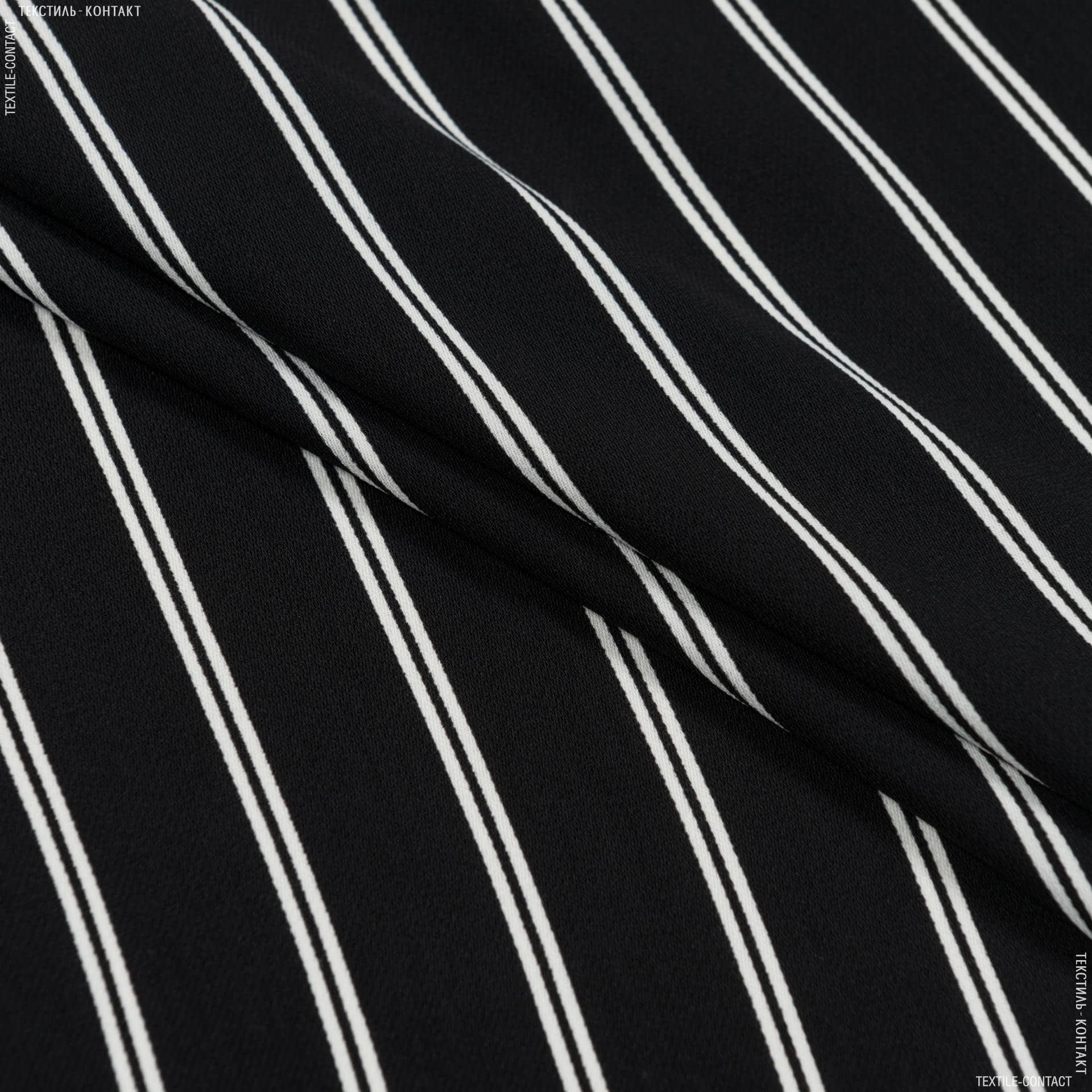 Ткани для костюмов - Костюмный креп черный