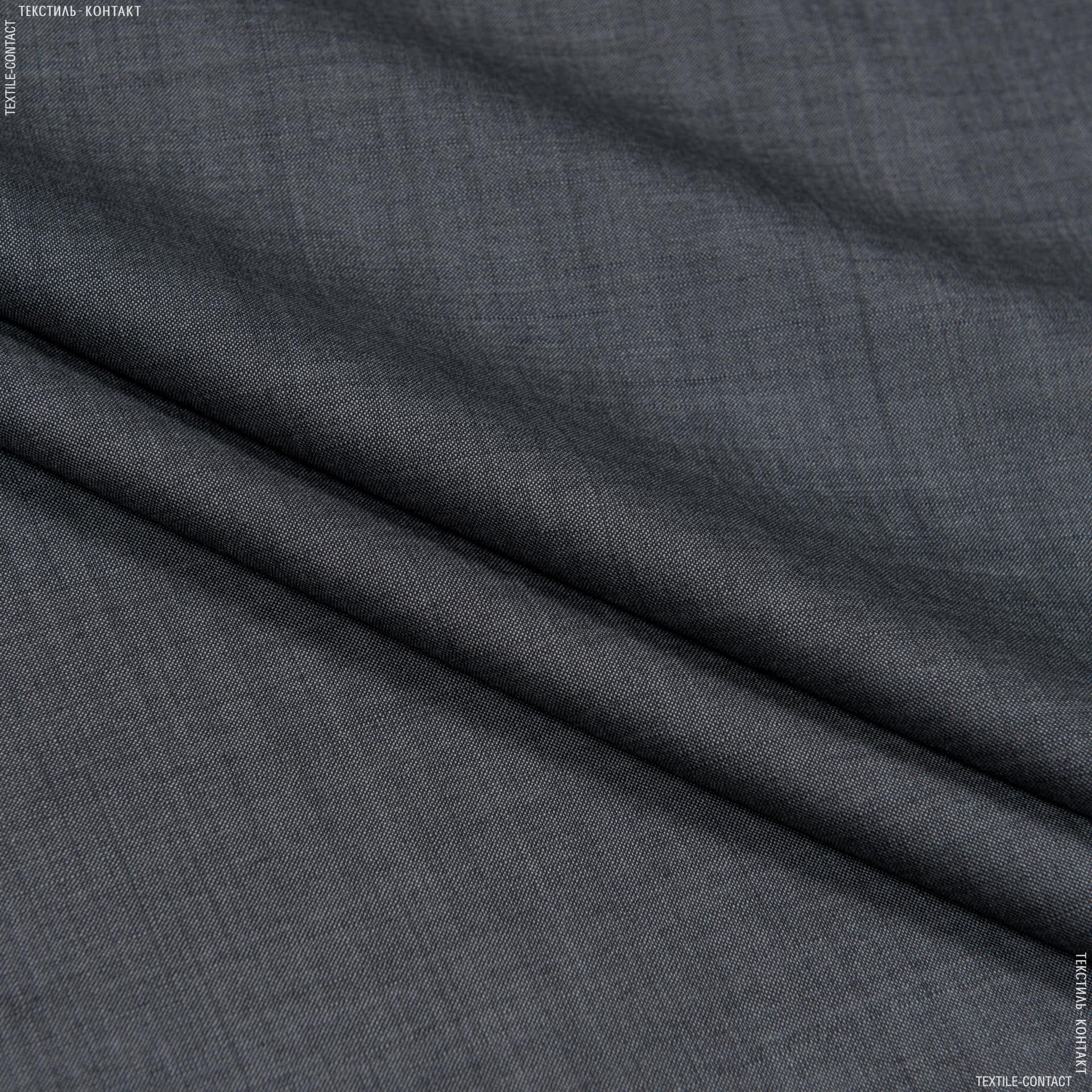 Ткани для брюк - Костюмная беккер меланж серый
