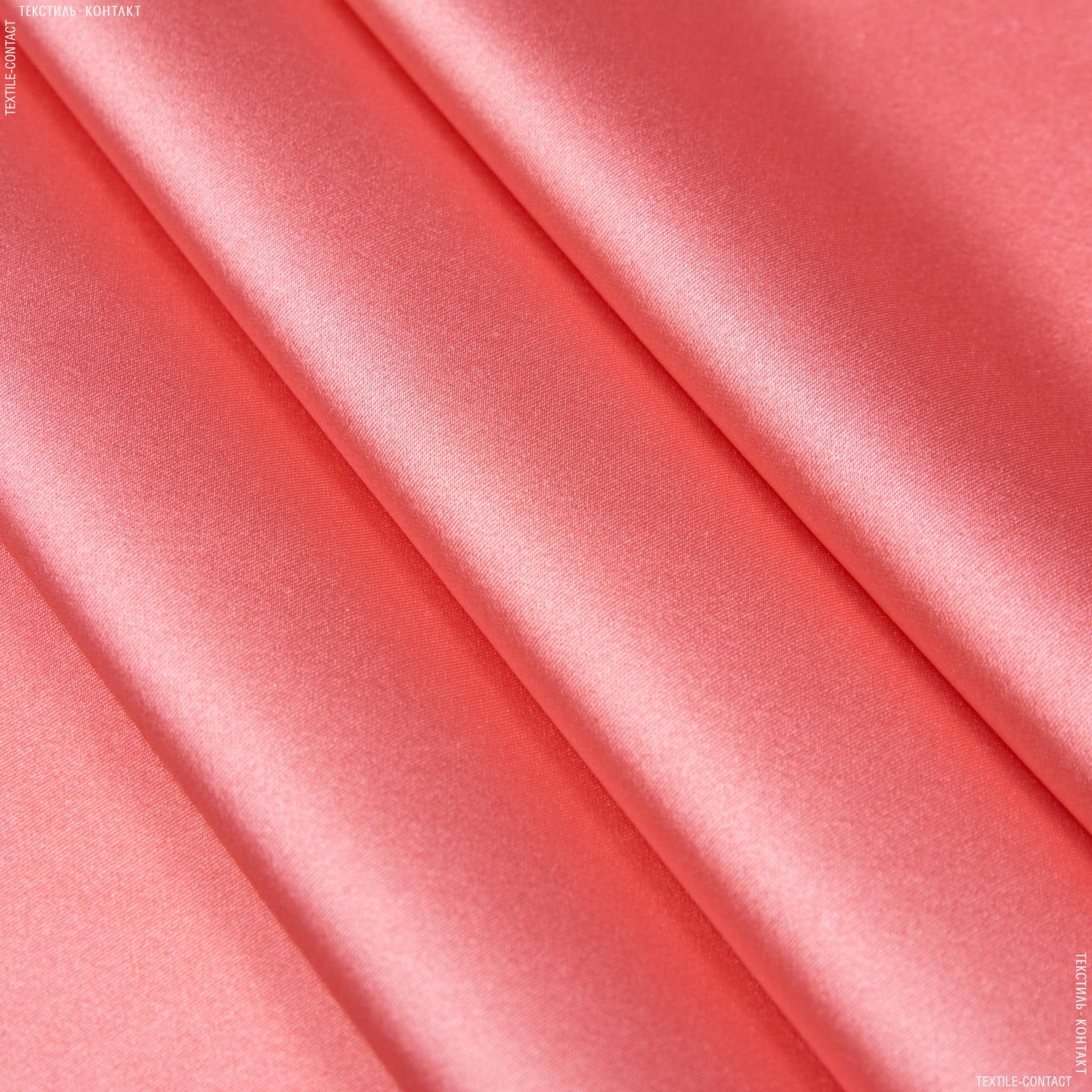 Ткани для белья - Атлас шелк стрейч темно-розовый