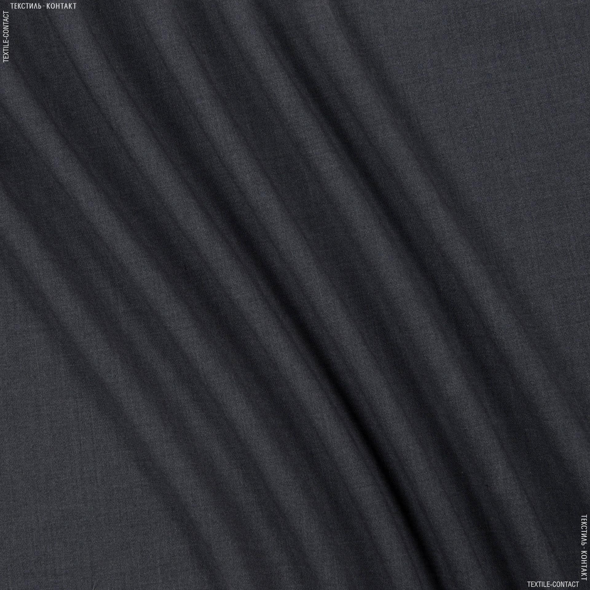 Тканини для штанів - Костюмна піке меланж темно-сірий