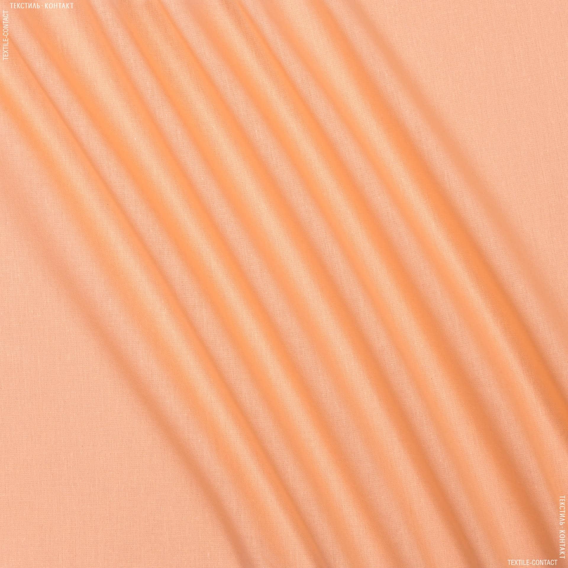 Тканини для постільної білизни - Бязь гладкофарбована персик