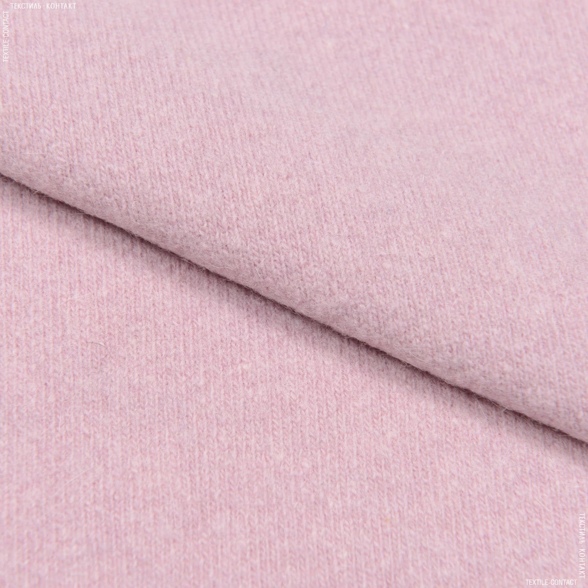 Тканини для суконь - Трикотаж ангора рожевий