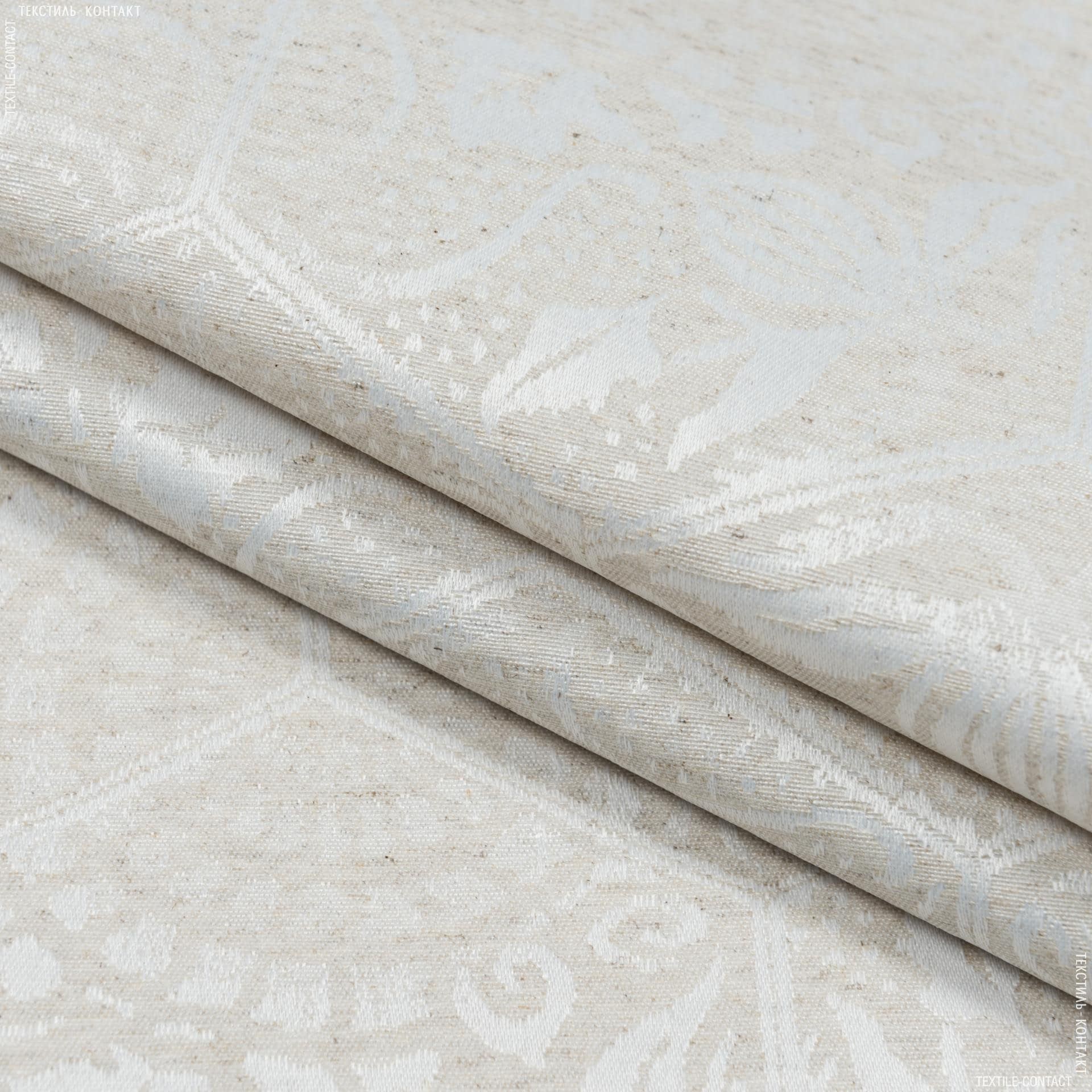 Ткани для скатертей - Ткань с акриловой пропиткой  тапиес/  tapies   натуральный