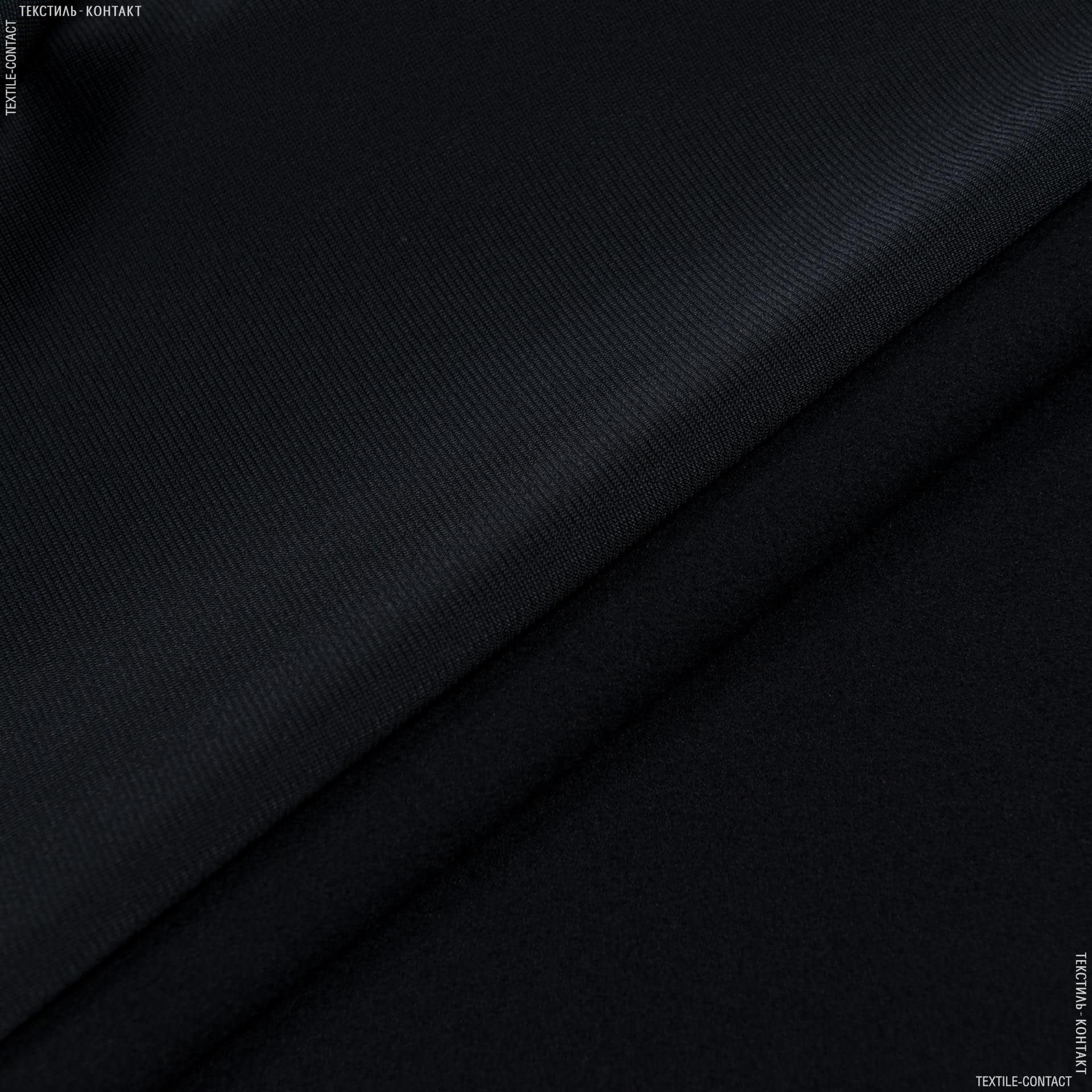 Ткани для спортивной одежды - Адидас черный плотный