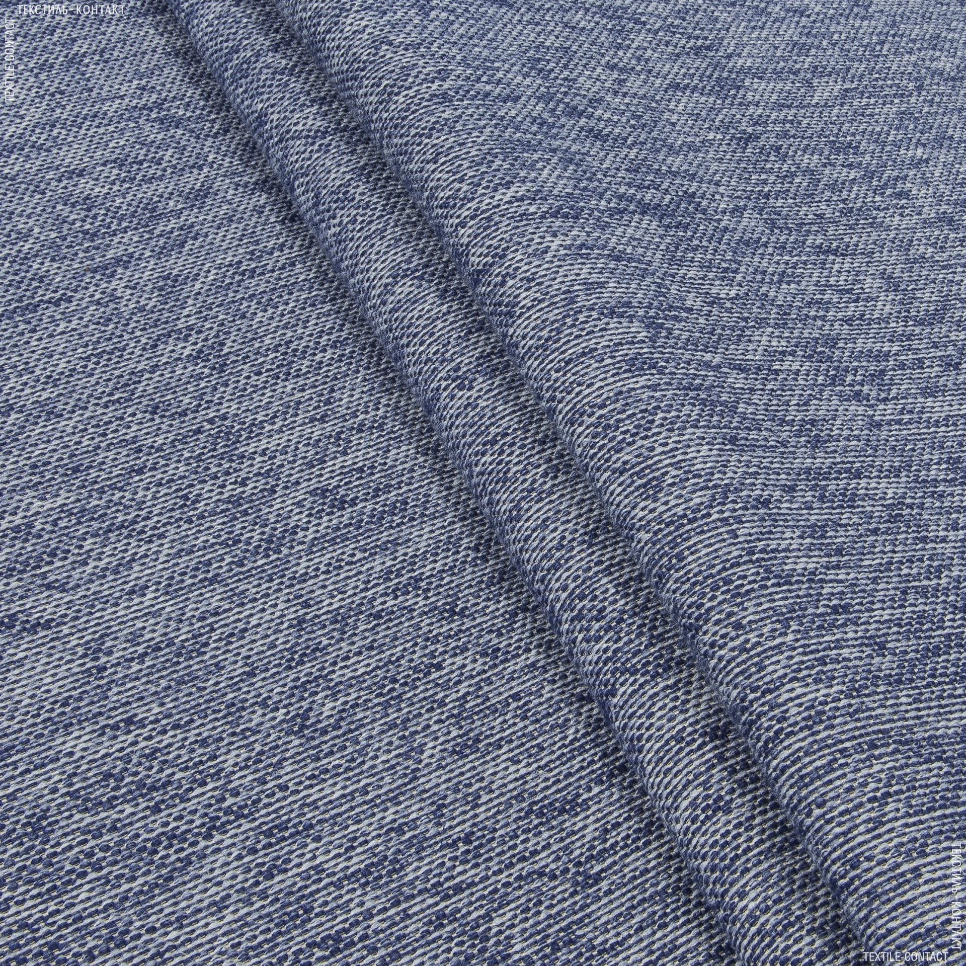 Тканини для рюкзаків - Декор шеніл  меланж таха,т.синій,св.сірий