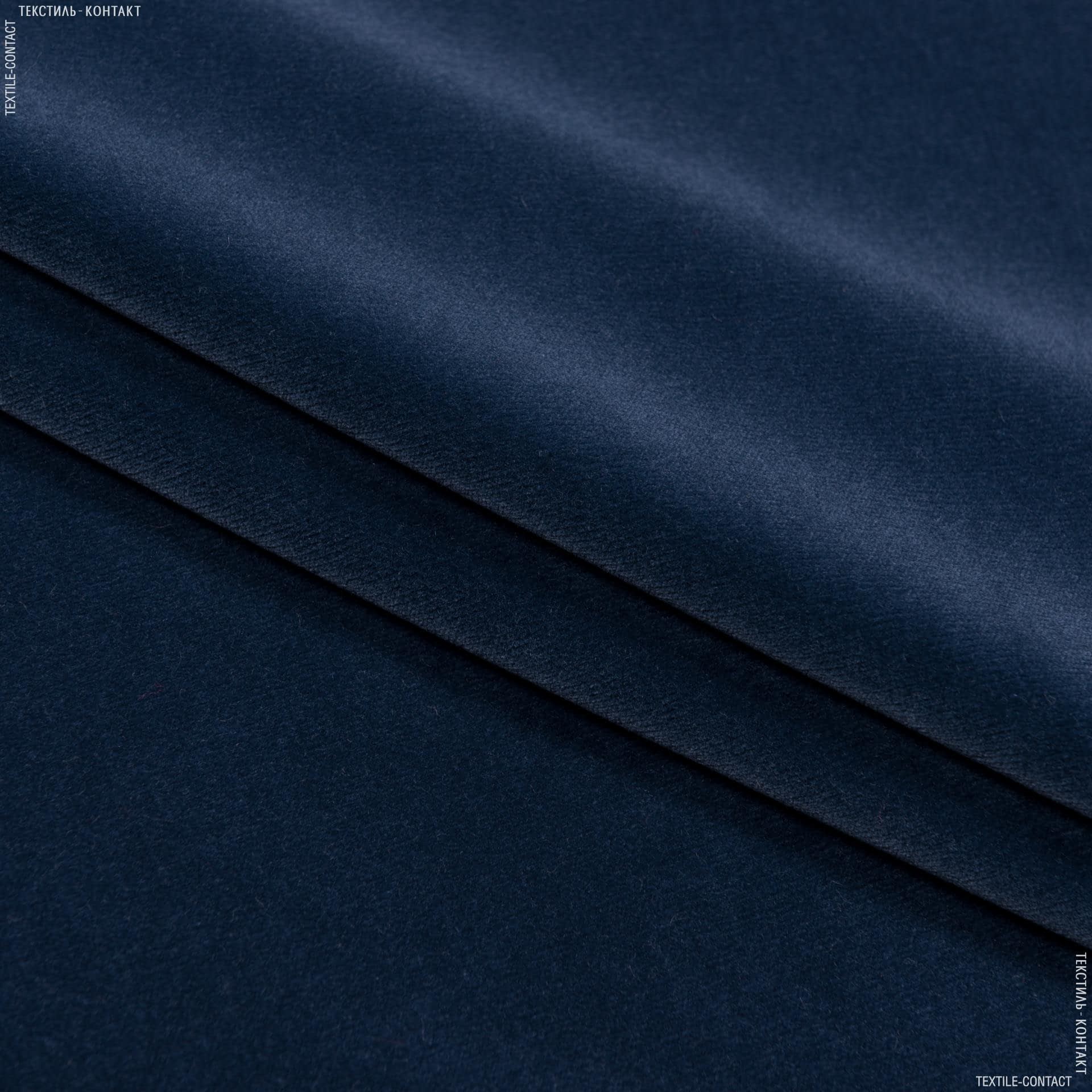 Ткани для мебели - Велюр велюр   белфаст/ belfast / сине-серый сток
