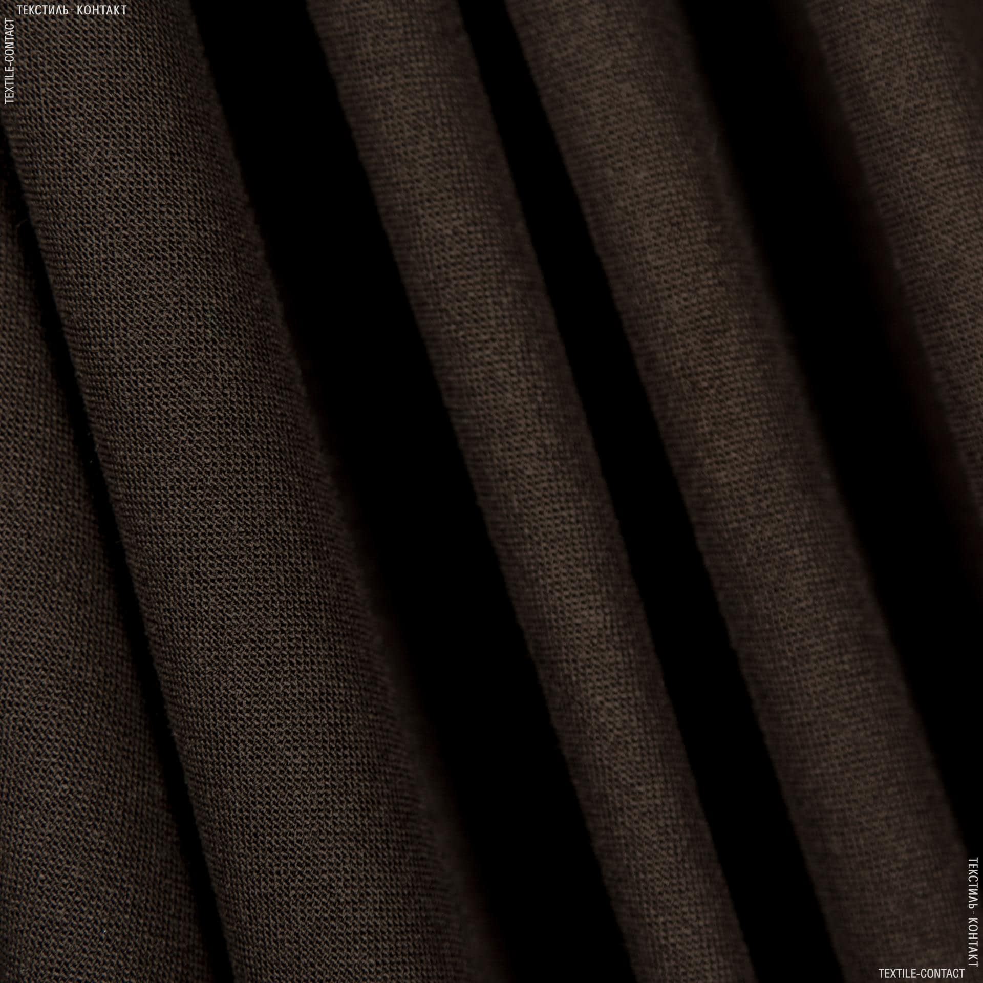 Ткани для костюмов - Плательный сатин шоколадный