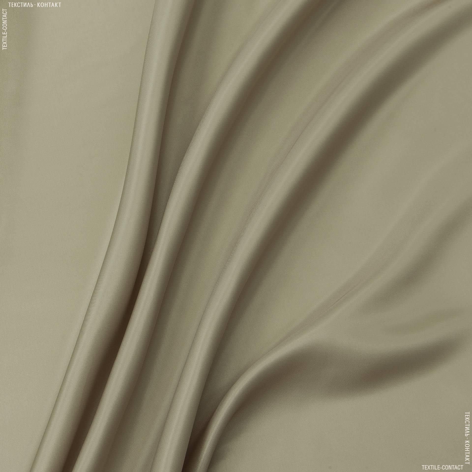Тканини підкладкова тканина - Підкладковий атлас темно-бежевий