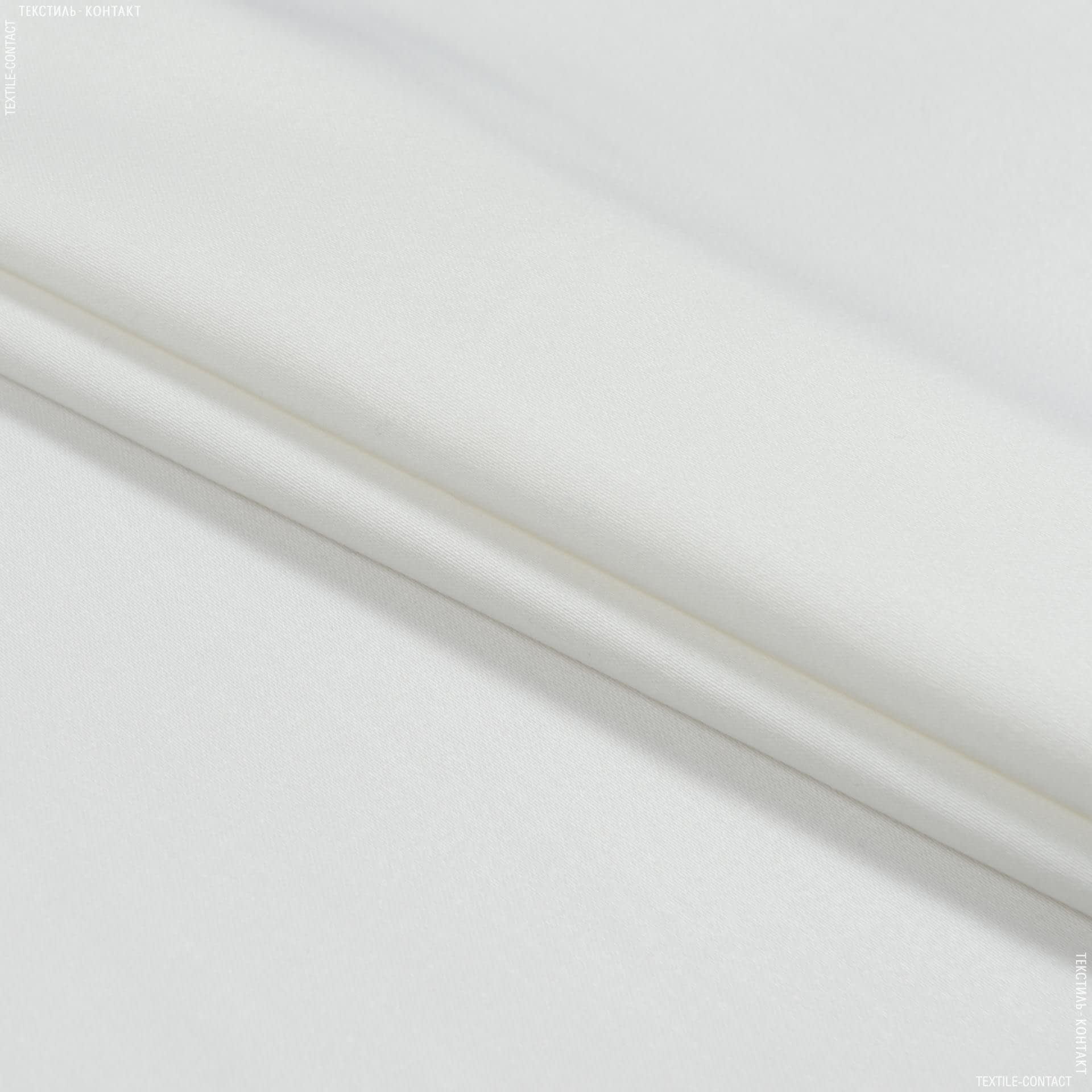 Тканини для штанів - Котон-сатин лайт стрейч білий