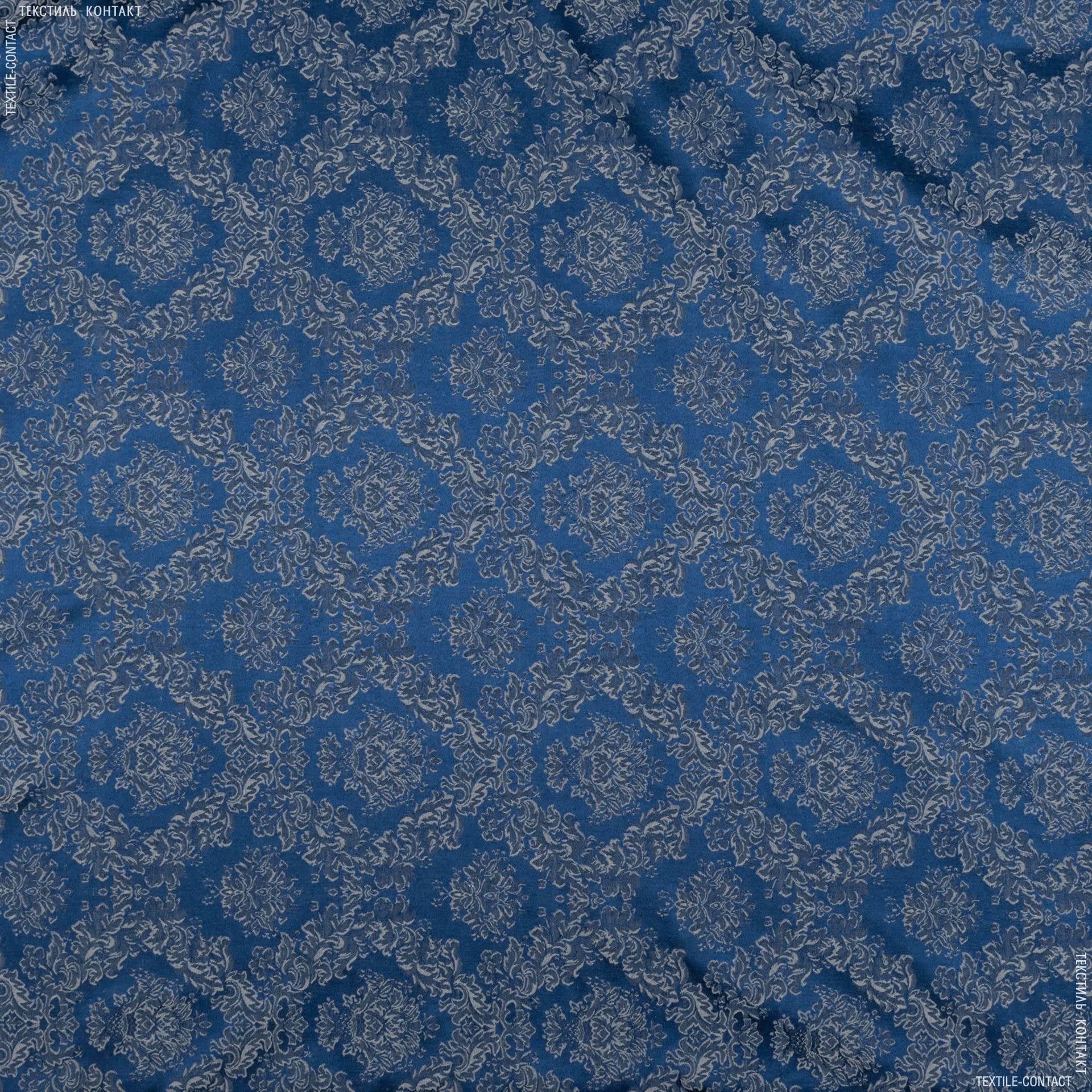 Ткани для штор - Портьерная ткань ампир синий