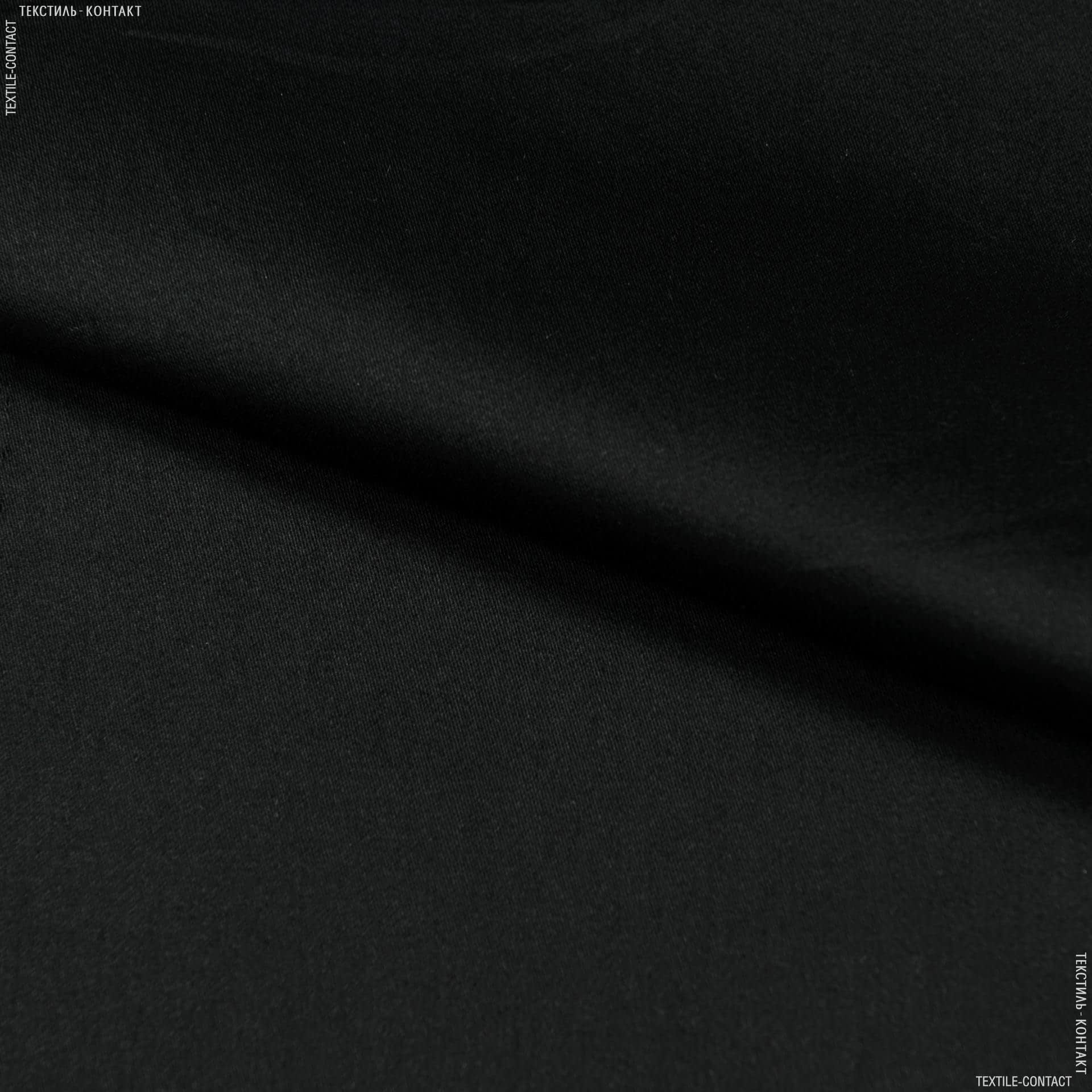 Ткани для платков и бандан - Сорочечный сатин черный