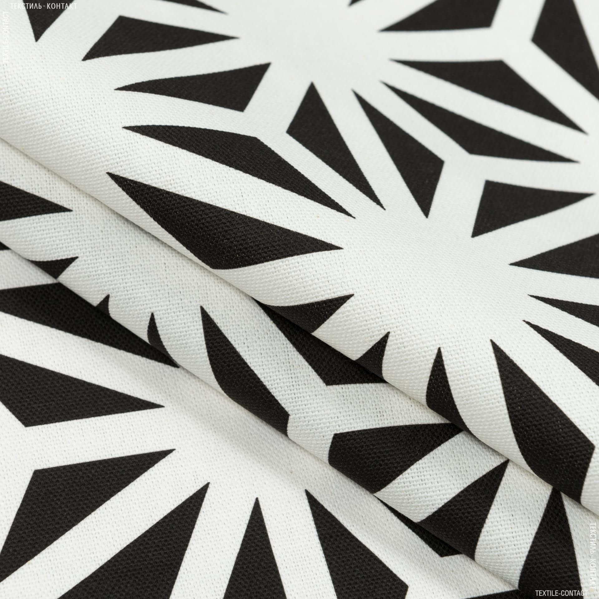 Тканини портьєрні тканини - Декоративна тканина самарканда/samarcanda геометрія білий, чорний