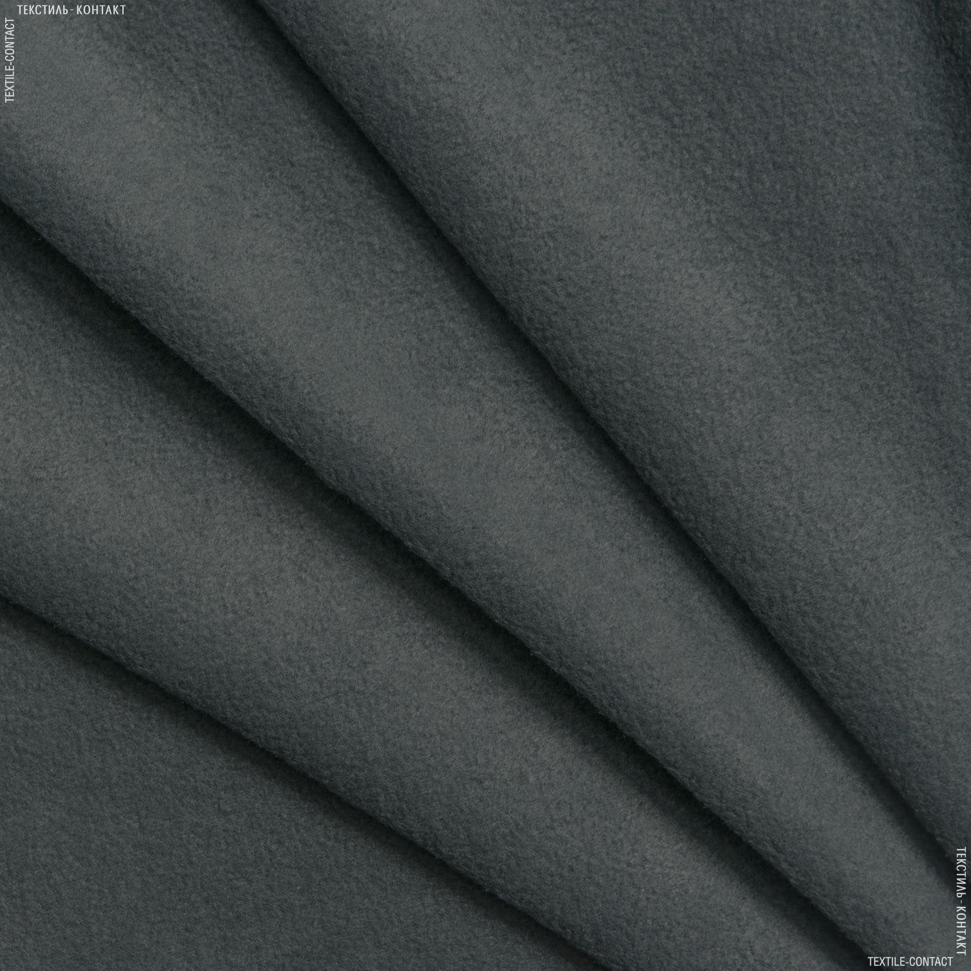 Ткани подкладочная ткань - Флис подкладочный темно-серый