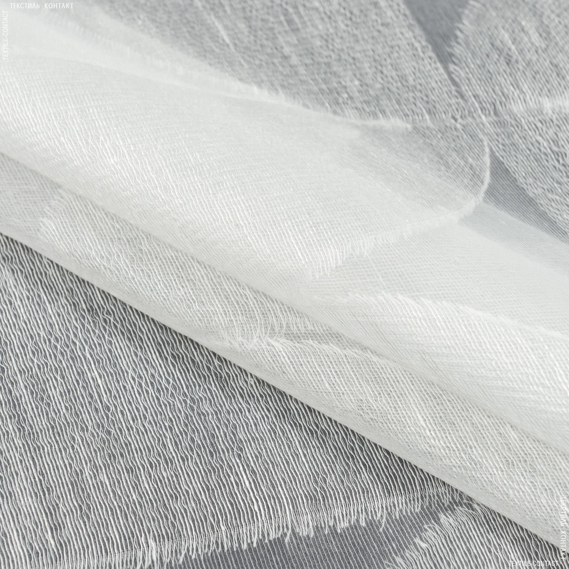Ткани гардинные ткани - Тюль с утяжелителем  меридиана крем