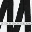 Ткани фурнитура для декора - Тесьма / стропа ременная 40 мм /стандарт/ черный (50м)