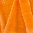 Тканини для верхнього одягу - Хутро штучне коротковорсове помаранчевий
