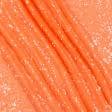Ткани для платьев - Сетка пайетки оранжевый