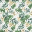 Тканини портьєрні тканини - Декоративна тканина листя богеміан зелений