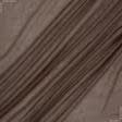 Ткани для драпировки стен и потолков - Тюль   вуаль креш с утяжелителем св.коричневый