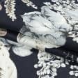 Тканини портьєрні тканини - Декоративна тканина панама ідалія квіти/idalia св.сірий