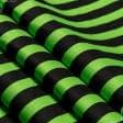 Ткани для брюк - Коттон стрейч полоска черно-зеленый