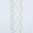 Тканини для печворку - Декоративне мереживо вазарі/ молочний - срібло 22 см