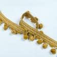 Тканини фурнітура для декора - Бахрома базель китиця золото