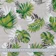Ткани портьерные ткани - Декоративная ткань селва /selva мелкий лист/selva  зеленый