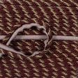 Тканини фурнітура для декора - Шнур окантов. Імедженейшен бордо-золото   d=10мм