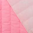 Тканини для верхнього одягу - Плащова фортуна стьобана з синтепоном яскраво-рожевий