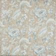 Ткани портьерные ткани - Декоративная ткань омбра цветы/ ombra  фон песок