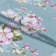 Ткани horeca - Ткань скатертная рогожка цветенье вишни